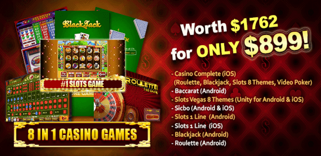 Casino 8 in 1 Game Unity - Worth 1762 NOW only for 899