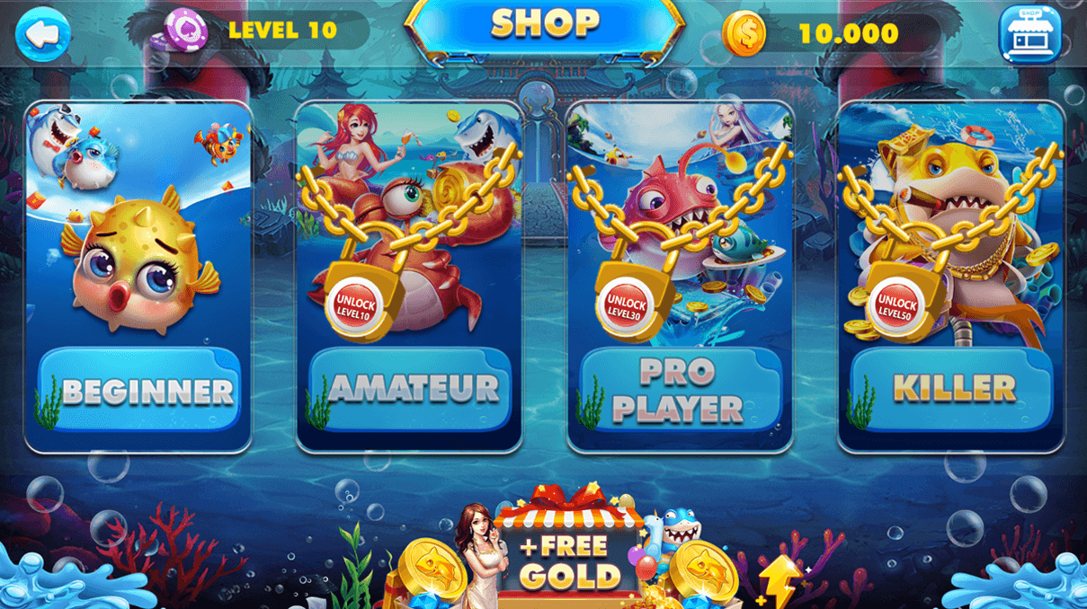 Buy Fish Shooter â€“ Fish Hunter Unity Mobile App Source Code | Dovemobi
