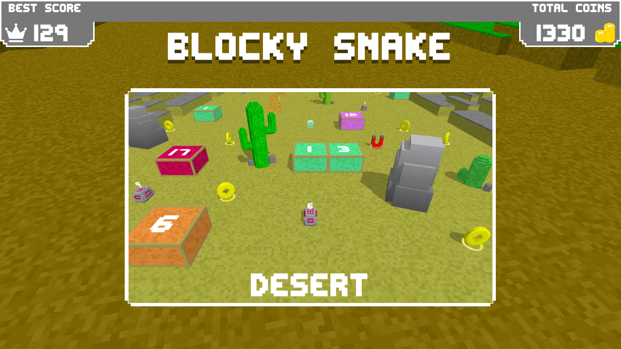 Unity Game Template - Blocky Snake