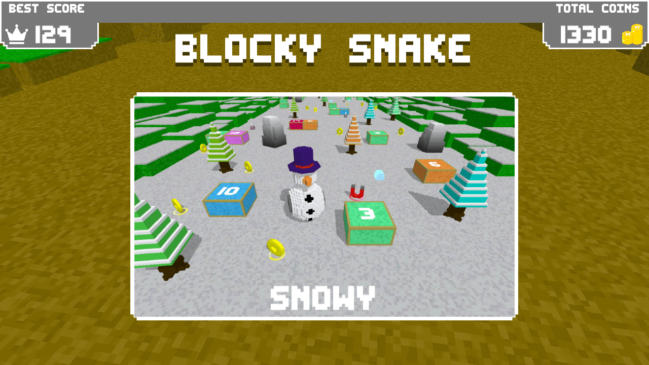 Unity Game Template - Blocky Snake