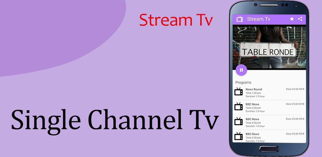 IP Streaming TV | Stream TV | Single channel TV with Admob