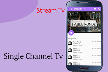 IP Streaming TV | Stream TV | Single channel TV with Admob
