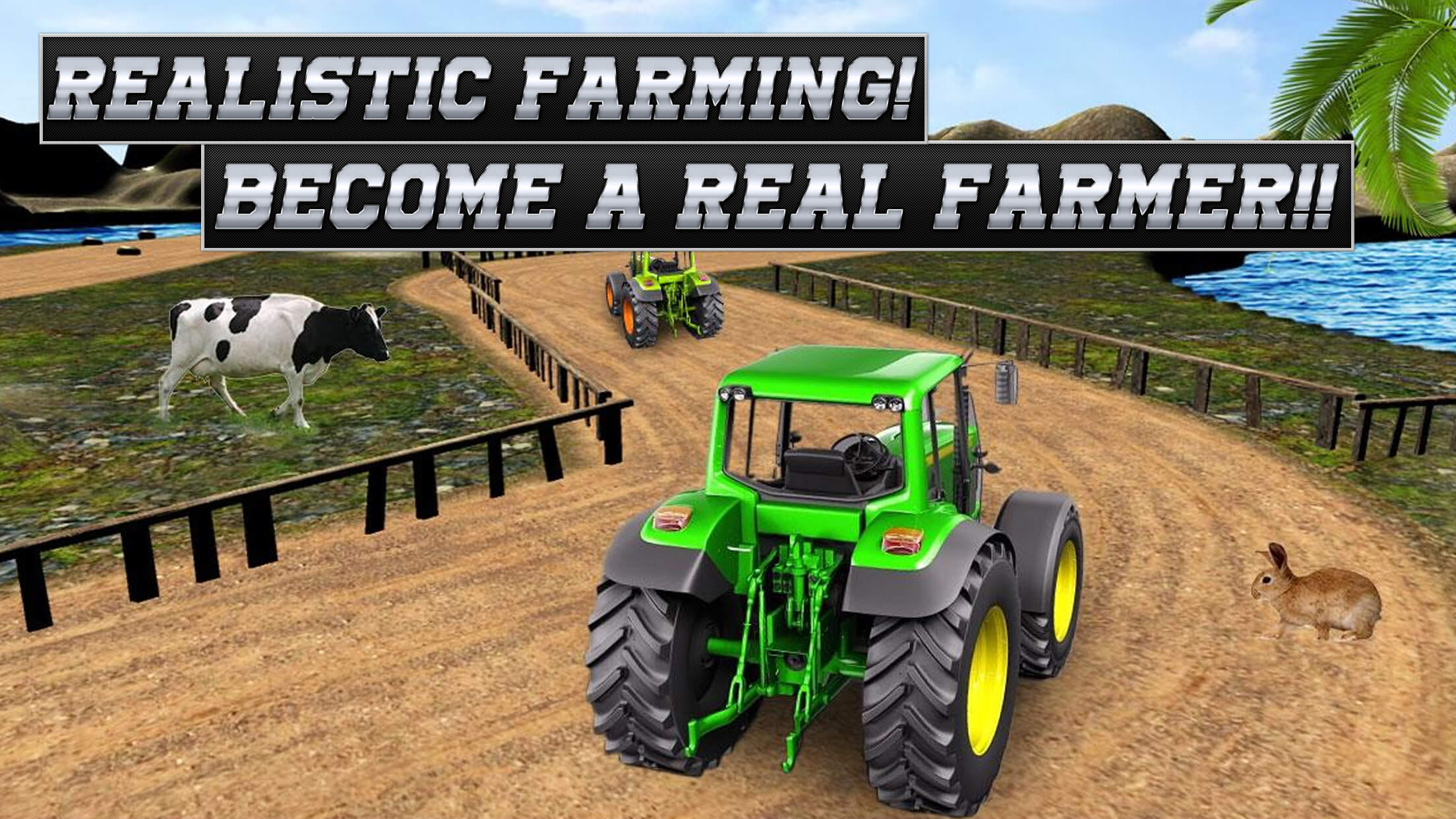 Real Tractor Farming Drive 3D : Offroad Sim Farming Game