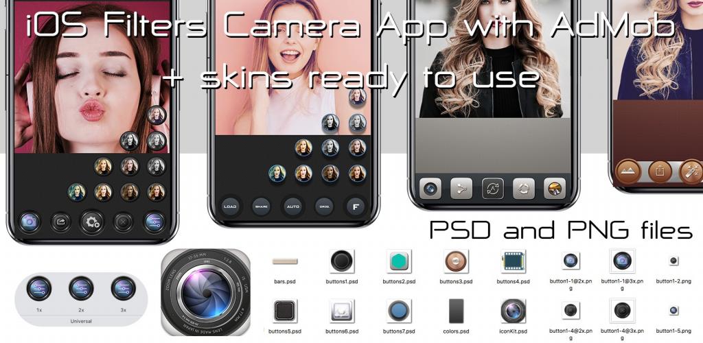 IOS Filter App with AdMob + UI Kits