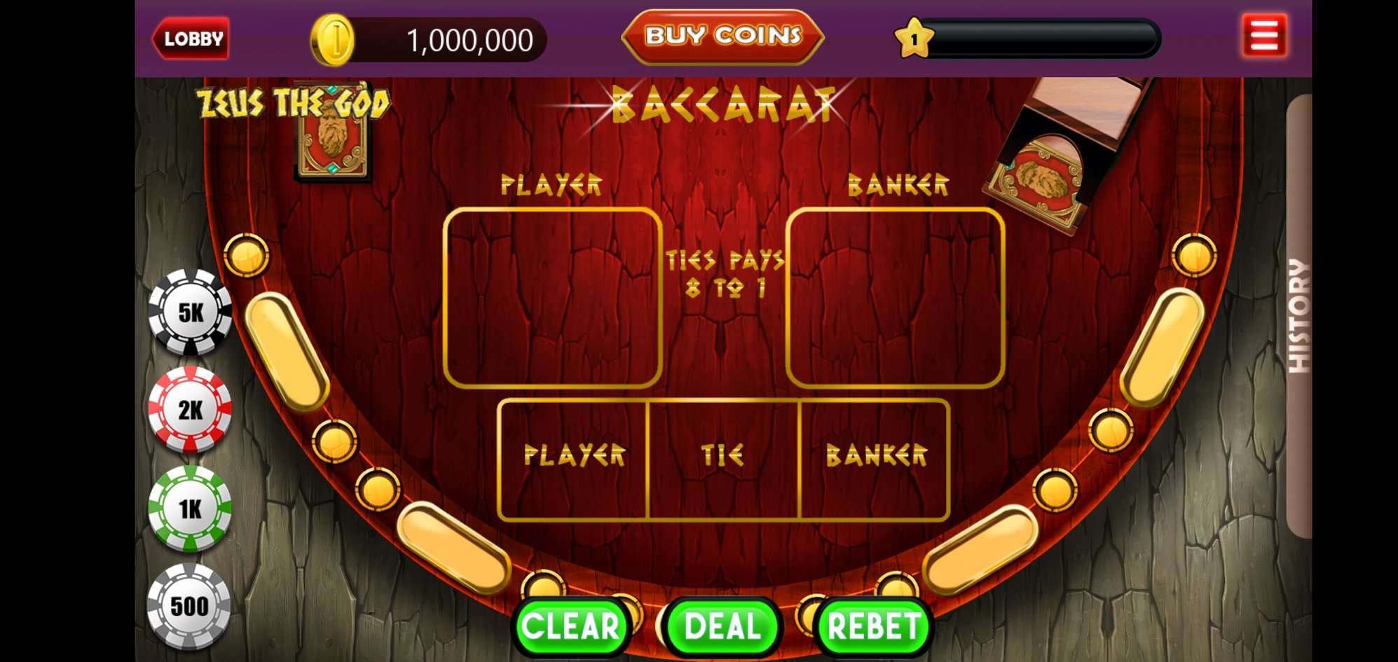 4 in 1 Slots, Blackjack, Roulette, Baccarat