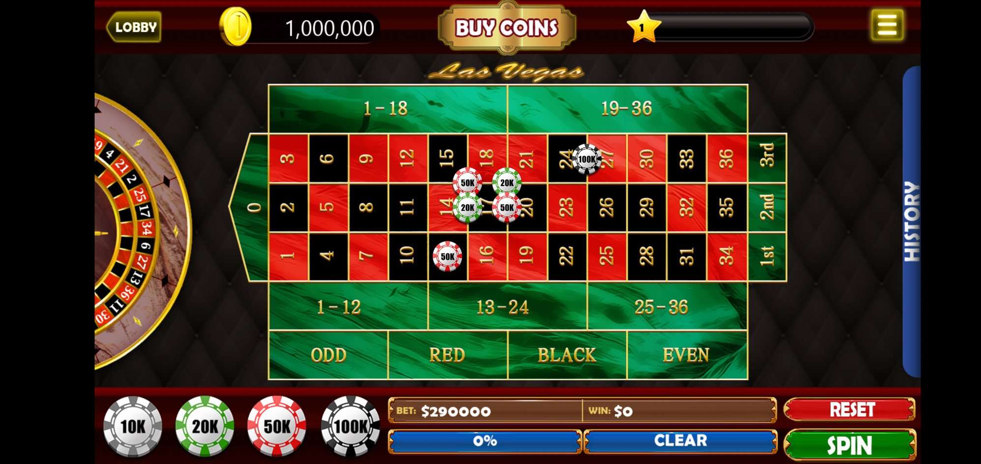 4 in 1 Slots, Baccarat, Roulette, Blackjack