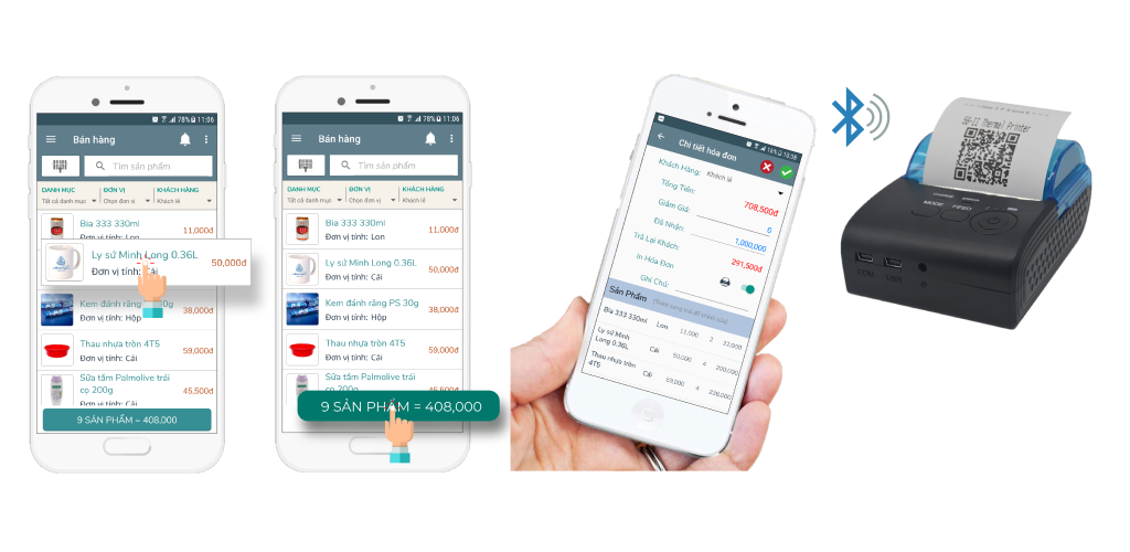 Mobile Point of sale application Android + iOS