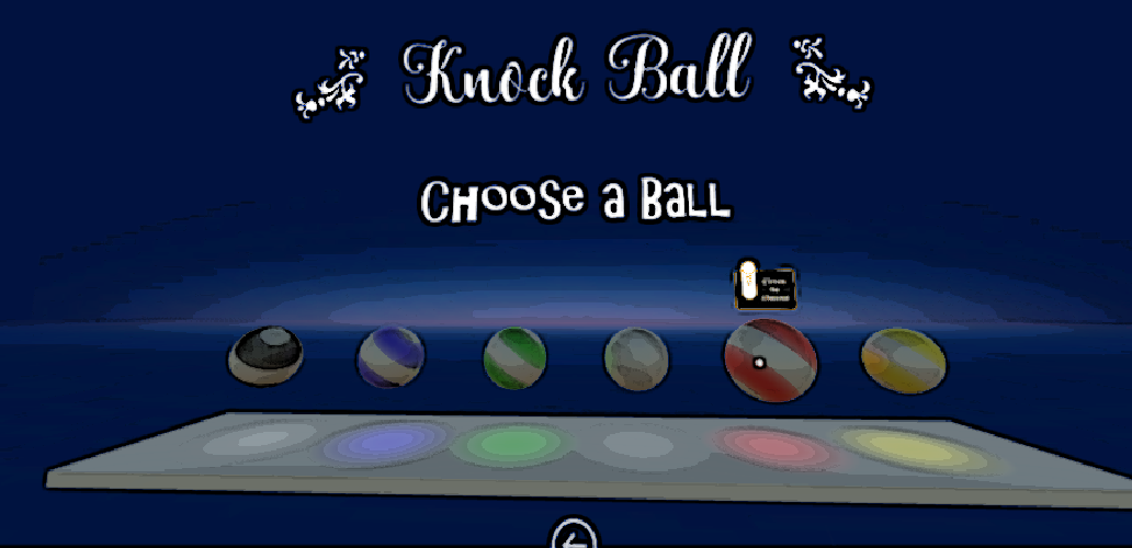 Knock balls – Google Daydream – Virtual Reality (VR)