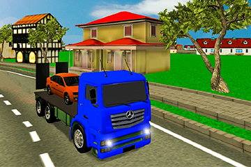 Impossible cargo Truck Driving:car transporter