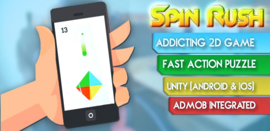 Spin Rush - 2D Addictive Action Puzzle game