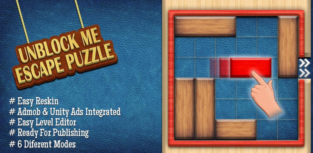 UnBlock Red Wood Escape Puzzle