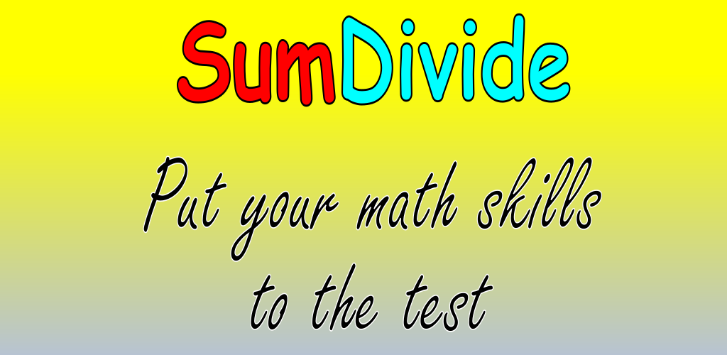 SumDivide-math puzzle game to test your brain