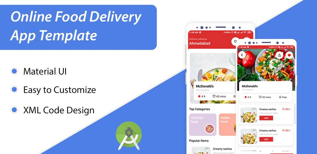 Food Delivery App XML UI Kit