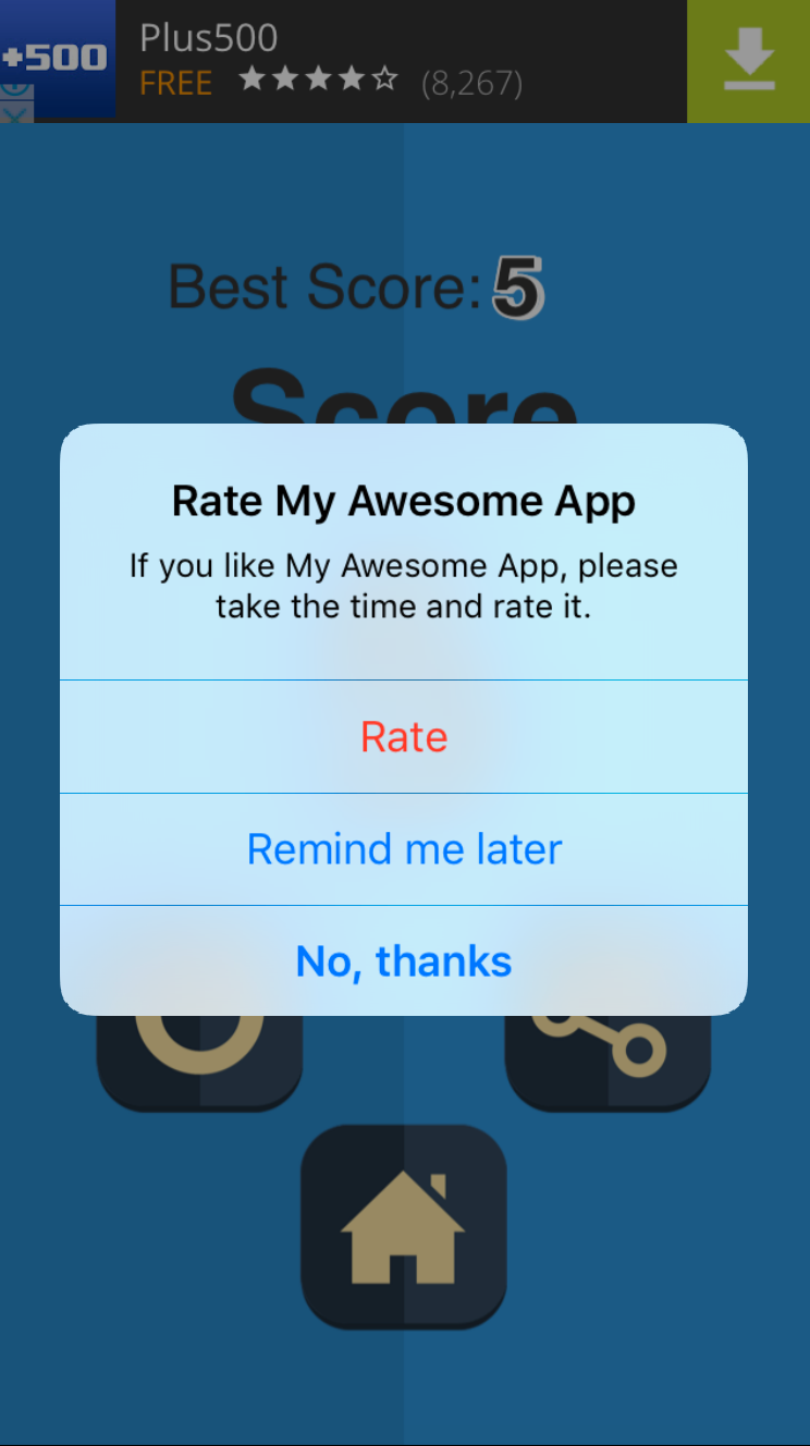 Cloud Avoiding – One Hour Reskin - iOS 10  Swift 3 ready