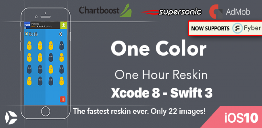 Color Challenge â€“ One Hour Reskin - iOS 10  Swift 3 ready