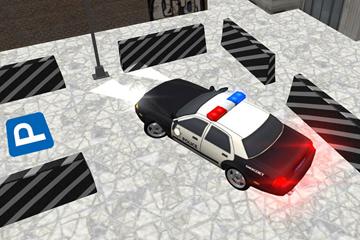Police car parking game real driving 2020