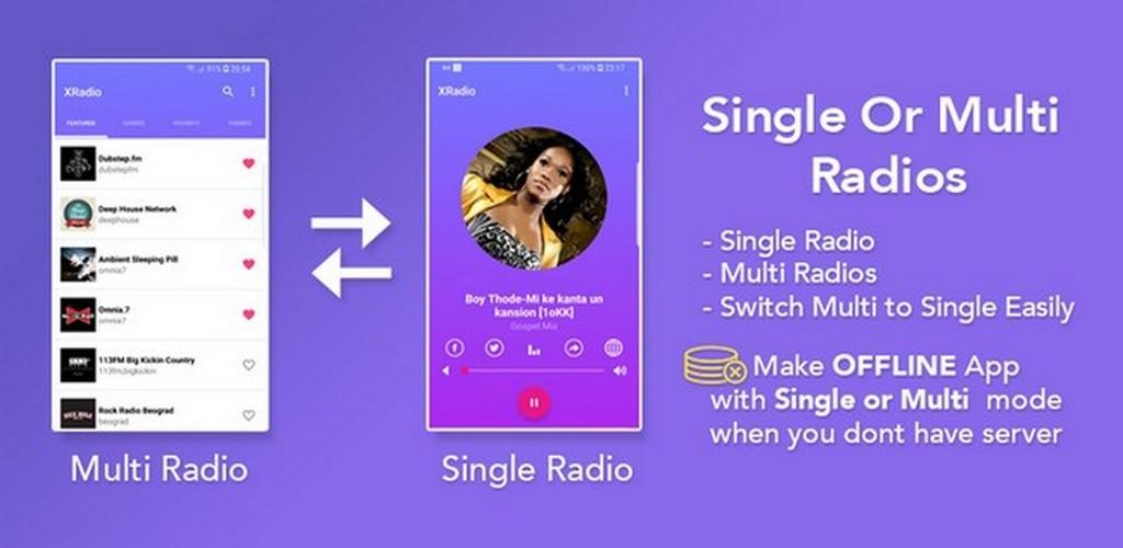 XRadio - Best Radio Template For Android