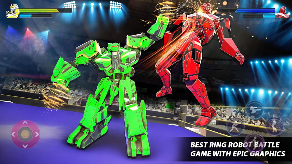 Robot Ring Fighting-Wrestling Games