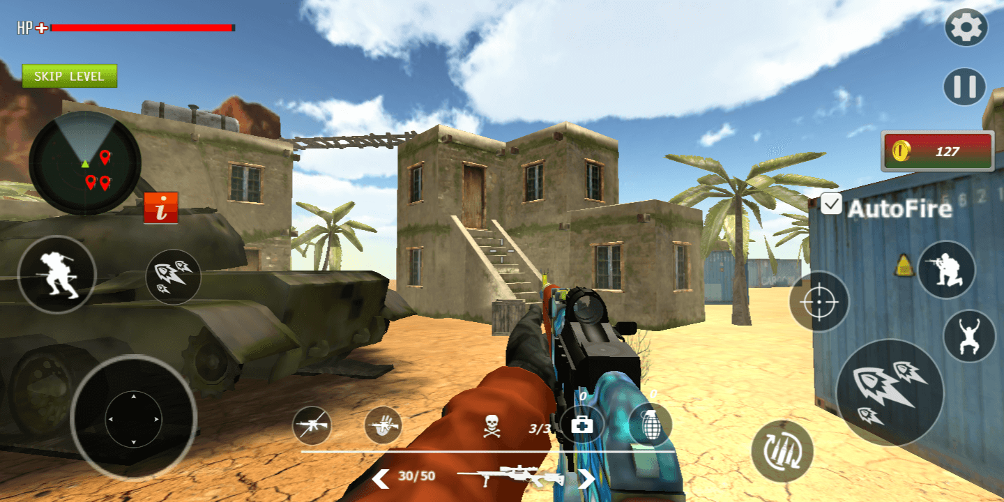 Commando Survival Strike Shooting Game-Unity 3D Action Source Code