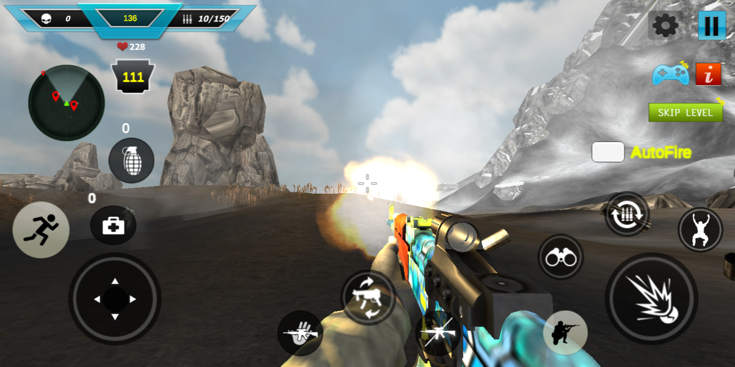 Snow Mountain Sniper Shooting-Unity 3D Snow Action Game Source Code