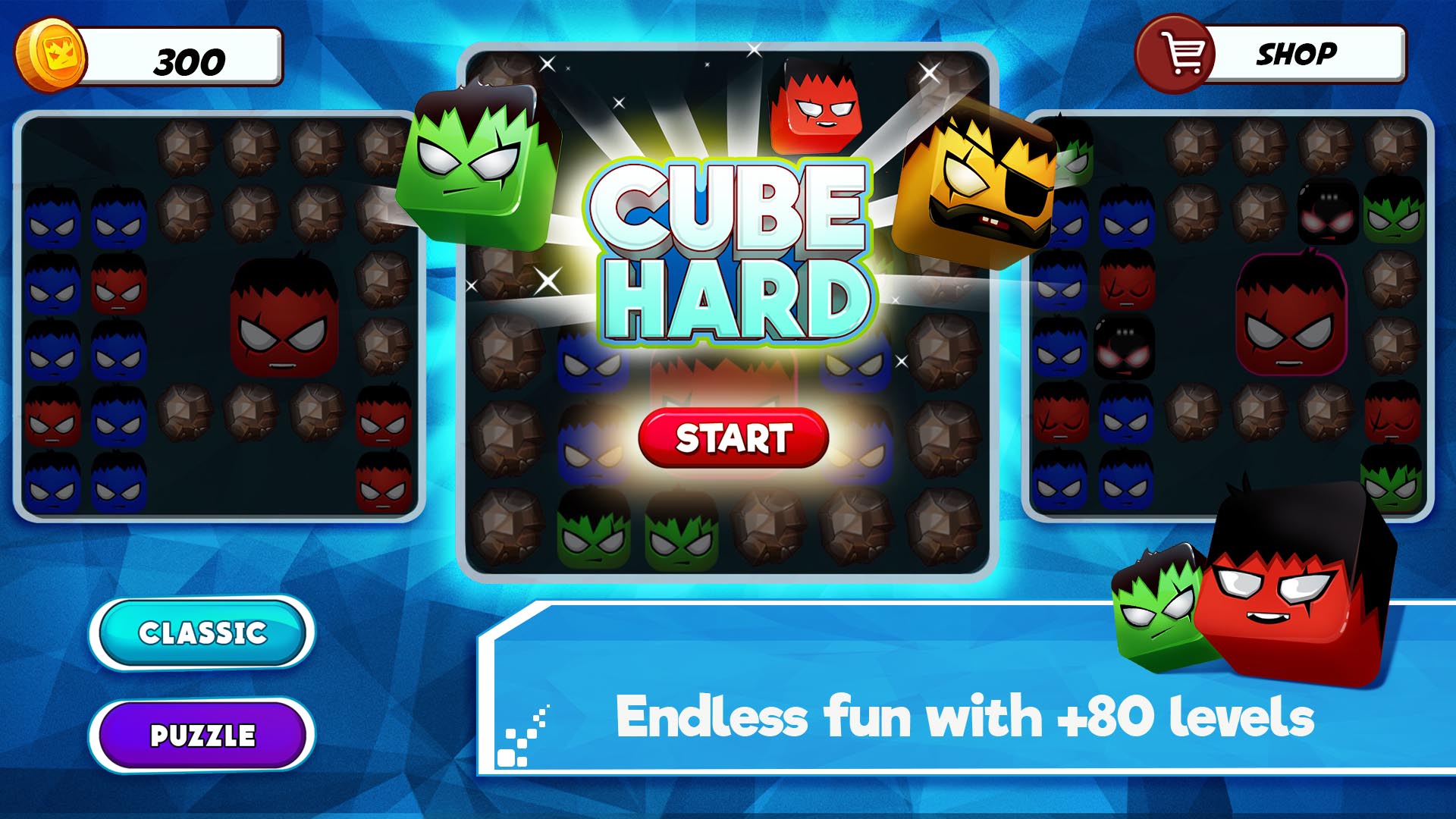 Cube Hard: Match 4