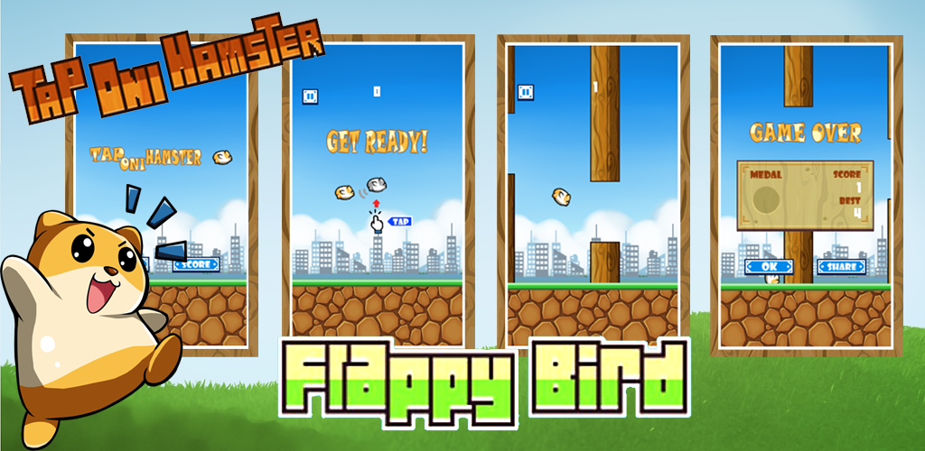 Tap Tap Hamster Game Flappy Bird