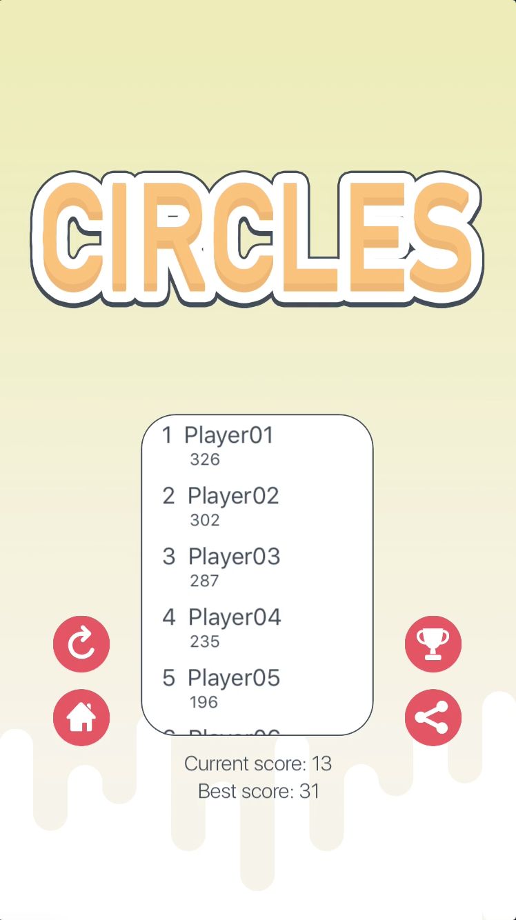 Circles - iOS Xcode Source Code