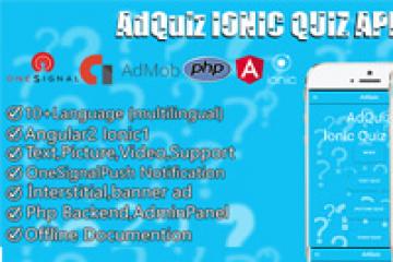 Adquiz Ionic Multilingual Quiz App