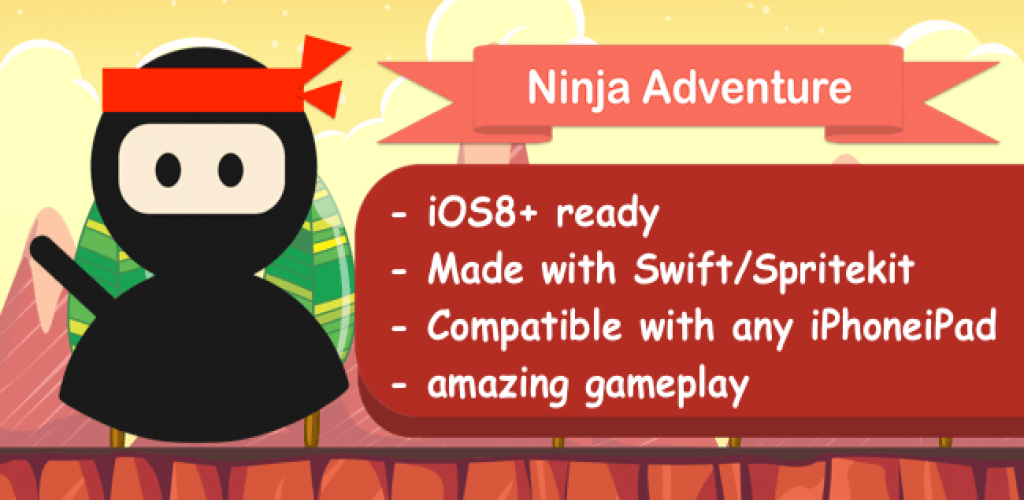 Ninja Adventure â€“ Endless iOS game